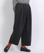 ヘリンボンウールシャギー　パンツ